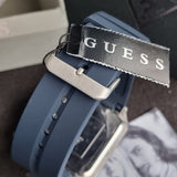 Guess Leo Chronograph Navy Blue Dial Blue Silicone Strap Watch For Men - GW0637G1 Authentic Buy Shop Now