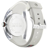 Gucci Sync XXL White Dial White Rubber Strap Watch For Men - YA137102 Authentic Buy Shop Now
