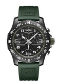 Breitling Endurance Pro Black Dial Green Rubber Strap Watch for Men - X82310D31B1S1 Authentic Buy Shop Now
