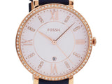 Fossil Jacqueline White Dial Blue Leather Strap Watch for Women - ES4291 Authentic Buy Shop Now