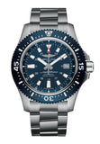 Breitling Superocean 44mm Special Blue Dial Silver Steel Strap Watch for Men - Y17393161C1A1 Authentic Buy Shop Now