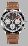 Breitling Avi Chronograph 42 Mosquito Black Dial Brown Leather Strap Watch for Men - Y233801A1B1X1 Authentic Buy Shop Now