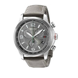 Gucci G Timeless Chronograph Grey Dial Grey Leather Strap Watch For Men - YA126242 Authentic Buy Shop Now