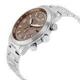 Gucci G Timeless Brown Dial Silver Steel Strap Watch For Men - YA126248 Authentic Buy Shop Now
