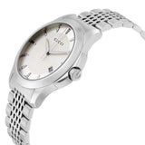 Gucci G Timeless Silver Dial Silver Steel Strap Watch For Men - YA126401 Authentic Buy Shop Now