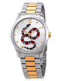 Gucci G Timeless Quartz Silver Dial Silver Steel Strap Watch For Women - YA1264075 Authentic Buy Shop Now