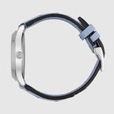 Gucci G Timeless Automatic Mother of Pearl Dial Blue Leather Strap Watch For Women - YA1264113 Authentic Buy Shop Now