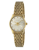 Gucci G Timeless Quartz Mother of Pearl Dial Gold Steel Strap Watch For Women - YA1265021 Authentic Buy Shop Now