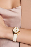 Gucci G Timeless Quartz White Dial White Leather Strap Watch For Women - YA126580A Authentic Buy Shop Now