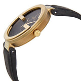 Gucci Interlocking Special Edition Grammy Black Dial Black Leather Strap Watch For Men - YA133208 Authentic Buy Shop Now