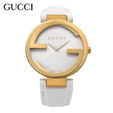Gucci Interlocking Latin Grammy Special Edition Gold Watch For Women - YA133313 Authentic Buy Shop Now