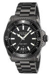 Gucci Dive Quartz Black Dial Black Steel Strap Watch For Men - YA136205 Authentic Buy Shop Now