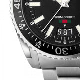Gucci Dive Quartz Black Dial Silver Steel Strap Watch For Men - YA136301 Authentic Buy Shop Now