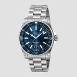 Gucci Dive Quartz Blue Dial Silver Steel Strap Watch For Men - YA136311 Authentic Buy Shop Now