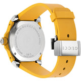 Gucci Dive Tiger Yellow Dial Yellow Rubber Strap Watch For Men - YA136317 Authentic Buy Shop Now