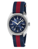Gucci GG2570 Quartz Blue Dial Blue & Red Nylon Strap Watch For Men - YA142304 Authentic Buy Shop Now