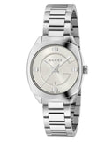 Gucci GG2570 White Dial Silver Steel Strap Watch For Women - YA142502 Authentic Buy Shop Now