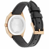 Gucci GG2570 Quartz Black Dial Black Leather Strap Watch For Women - YA142509 Authentic Buy Shop Now