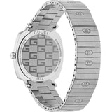 Gucci Grip Quartz Silver Dial Silver Steel Strap Watch For Women - YA157401 Authentic Buy Shop Now