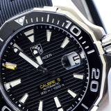 Tag Heuer Aquaracer Black Dial Watch for Men - WAY211A.FT6151 Authentic Buy Shop Now