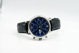 IWC Portofino Chronograph Blue Dial Black Leather Strap Watch for Men - IW391023 Authentic Buy Shop Now