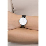 Daniel Wellington Classic Petite Reading White Dial Black Leather Strap Watch For Women - DW00100185 Authentic Buy Shop Now