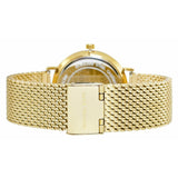 Michael Kors Auden Three Hand White Dial Gold Mesh Strap Watch for Women - MK7150 Authentic Buy Shop Now