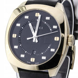 Gucci GG2570 Black Dial Black Leather Strap Watch For Men - YA142310 Authentic Buy Shop Now