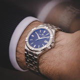 Maurice Lacroix Aikon Venturer Black Dial Silver Steel Strap Watch for Men - AI1008-SS002-331-1 Authentic Buy Shop Now