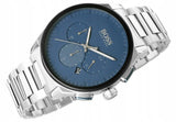 Hugo Boss Peak Chronograph Blue Dial Silver Steel Strap Watch for Men - 1513763 Authentic Buy Shop Now