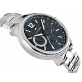 Tommy Hilfiger London Chronograph Quartz Blue Dial Silver Steel Strap Watch for Men - 1791534 Authentic Buy Shop Now