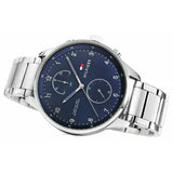 Tommy Hilfiger Chase Multifunction Blue Dial Silver Steel Strap Watch for Men - 1791575 Authentic Buy Shop Now