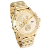 Tommy Hilfiger Blake White Dial Gold Steel Strap Watch for Women - 1781905 Authentic Buy Shop Now