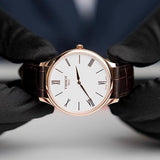 Tissot Tradition 5.5 White Dial Brown Leather Strap Watch for Men - T063.409.36.018.00 Authentic Buy Shop Now