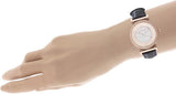 Michael Kors Catlin Rose Gold Crystal Dial Black Leather Strap Watch for Women - MK2376 Authentic Buy Shop Now