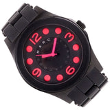 Marc Jacobs Pelly Black Dial Black Silicone Strap Watch for Women - MBM2529 Authentic Buy Shop Now