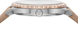 Michael Kors Layton Mother of Pearl White Dial Brown Leather Strap Watch For Women - MK2910 Authentic Buy Shop Now