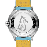 Breitling Superocean Heritage '57 Pastel Paradise Blue Dial Blue Leather Strap Watch for Women - A10340161C1X1 Authentic Buy Shop Now