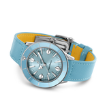 Breitling Superocean Heritage '57 Pastel Paradise Blue Dial Blue Leather Strap Watch for Women - A10340161C1X1 Authentic Buy Shop Now