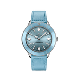 Breitling Superocean Heritage '57 Pastel Paradise Blue Dial Blue Leather Strap Watch for Women - A10340161C1X1 Authentic Buy Shop Now