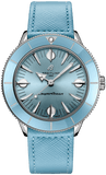 Breitling Superocean Heritage '57 Pastel Paradise Blue Dial Blue Leather Strap Watch for Women - A10340161C1X1 Authentic Buy Shop Now