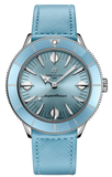 Breitling Superocean Heritage '57 Pastel Paradise Blue Dial Blue Leather Strap Watch for Women - A10340161C1X1 Authentic Buy Shop Now