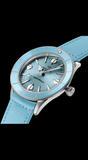Breitling Superocean Heritage '57 Pastel Paradise Blue Dial Blue Leather Strap Watch for Women - A10340161C1X1 Authentic Buy Shop Now