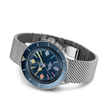 Breitling Superocean Heritage '57 Special Edition II Blue Dial Silver Mesh Bracelet Watch for Men - A103702A1C1A1 Authentic Buy Shop Now