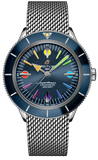Breitling Superocean Heritage '57 Special Edition II Blue Dial Silver Mesh Bracelet Watch for Men - A103702A1C1A1 Authentic Buy Shop Now