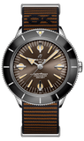 Breitling Superocean Heritage '57 Outerknown Brown Dial Brown NATO Strap Watch for Men - A103703A1Q1W1 Authentic Buy Shop Now