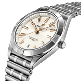 Breitling Chronomat Automatic 36 White Dial Silver Steel Strap Watch for Women - A10380101A2A1 Authentic Buy Shop Now