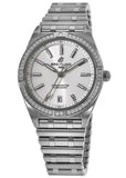 Breitling Chronomat Automatic 36 Diamonds White Dial Silver Steel Strap Watch for Women - A10380591A1A1 Authentic Buy Shop Now