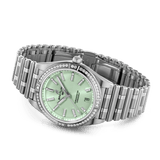 Breitling Chronomat Automatic 36 Diamonds Green Dial Two Tone Steel Strap Watch for Women - A10380591L1A1 Authentic Buy Shop Now