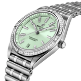 Breitling Chronomat Automatic 36 Diamonds Green Dial Two Tone Steel Strap Watch for Women - A10380591L1A1 Authentic Buy Shop Now